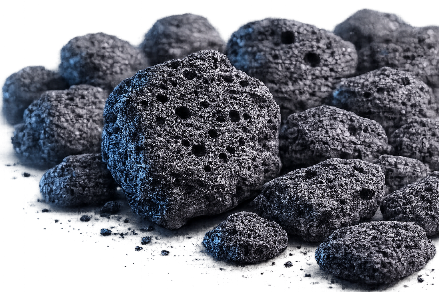 Close-up of VIP Carbon activated carbon granules